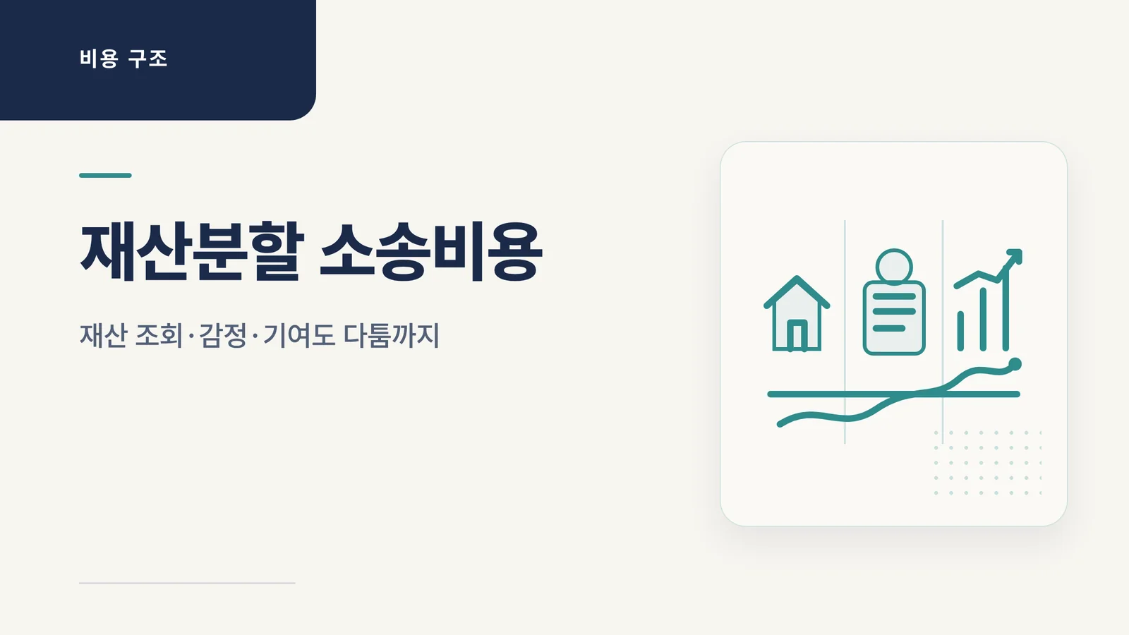 재산분할 소송비용